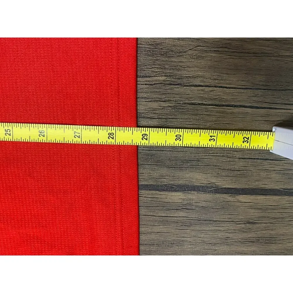 adidas Red Polo Shirt with White Logo